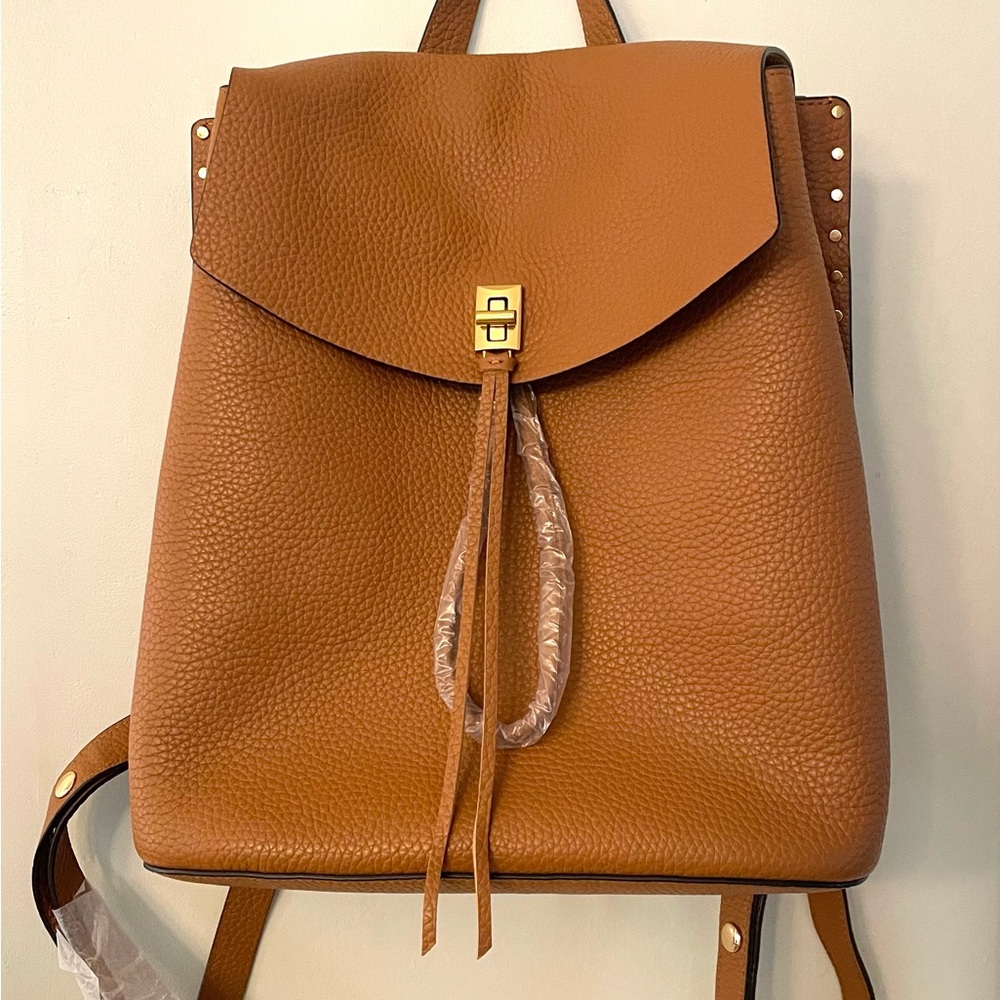 Rebecca Minkoff Tan Leather Backpack Darren